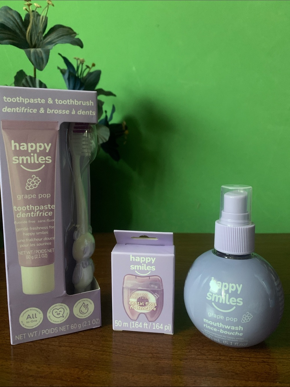 It’s bundle time! NWOT Happy Smiles 3pc Grape Pop Dental Care Set